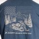 Tricou Frontier Tri-blend Heathered Neptune/Peyote 25