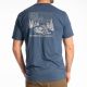 Tricou Frontier Tri-blend Heathered Neptune/Peyote 25