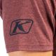 Tricou K Corp SS Maroon Frost/Red Orange 24