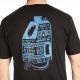 Tricou Live to Ride Tri-blend Black/Imperial Blue 24
