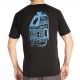 Tricou Live to Ride Tri-blend Black/Imperial Blue 24