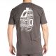 Tricou Live to Ride Tri-blend Heathered Charcoal/White 24