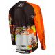 Tricou Moto MX XC Lite Digital Chaos Orange 2022