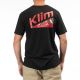 Tricou Mountain Peak Tri-blend Black/Chili Pepper 24