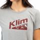 Tricou Mountain Peak Tri-blend Heathered Gray/Cabernet 24
