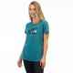 Tricou Mountain Peak Tri-blend Heathered Teal/Dress Blues 24