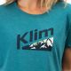 Tricou Mountain Peak Tri-blend Heathered Teal/Dress Blues 24