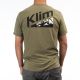 Tricou Mountain Peak Tri-blend Military Green Frost/Black 24