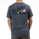 Tricou Mountain Peak Tri-blend Navy Frost/Dress Blues 24