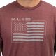 Tricou Patriot Klim Flag Tri-blend Maroon Frost/Monument 24