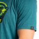Tricou Pioneer 99 Tri-blend Heathered Teal/Hi-Vis 25