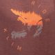 Tricou Ride Tri-blend Maroon Frost/Red Orange 24