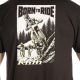 Tricou Saddle Mountain Tri-blend Black/Hi-Vis 24