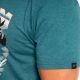 Tricou Snowcrest Tri-blend Heathered Teal/Black 25