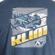Tricou Winter Vortex Tri-blend Heathered Neptune/Saffron 25