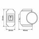 Switch impermeabil  12V6A IP55