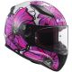 Casca Moto Full-Face Dama FF353 Rapid Poppies Roz 2021