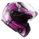 Casca Moto Full-Face Dama FF353 Rapid Poppies Roz 2021