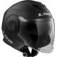 Casca Moto Jet OF570 Verso Single Mono Matt Black 2021