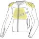Geaca Moto Textil KORUS Light Grey/Black