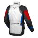Geaca Moto Textil Touring RANCHER Light Grey/Blue/Red