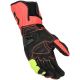 Manusi Moto Piele POWERTRACK Black/Red/Yellow Fluo