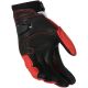 Manusi Moto Piele ROCCO Black/White/Red