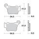 Placute Frana Offroad Sinter Pro Racing - 094411
