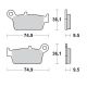 Placute Frana Offroad Sinter Pro Racing Gp - 091812