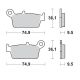 Placute Frana Racing Gp Sinderpro Offroad 091812