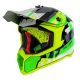 Casca Moto Enduro Falcon Arya A3 Galben Fluor Mat