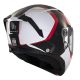 Casca Moto Flip-Up Atom 2 SV Emalla B0 Black/White/Glossy Red