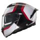 Casca Moto Flip-Up Atom 2 SV Emalla B0 Black/White/Glossy Red