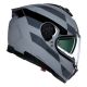 Casca Moto Full-Face N80-8 N-Com Alfiere 345 Grey/Black Matt 2025 