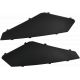 Placi Schimb Ventilate Handguard ATV Star Series 22 MM Plastic Black-34271