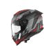 Casca Moto Full-Face Hyper XR 92BM Black Matt/Gray/Red 2024