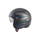 Casca Moto Open-Face/Jet Vintage IRIDEBM Matt Blue/Gray 2024