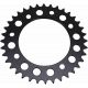 Pinion Spate Aluminiu  415 38T Negru - 491--415-38p-bk