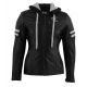 Geaca Moto Piele Dama Joyce HOODED Black/White 2021