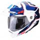 Casca Moto Flip-Up Touring ADX-2 Camino Glossy White/Blue 23