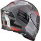 Casca Moto Full-Face/Integrala Exo R1 Evo Air Final Gri/Negru/Rosu