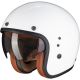 Casca Moto Jet Belfast Evo Luxe Alb