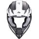 Casca Moto MX/Enduro VX-16 Evo Air Slanter Black Matt/Silver 24
