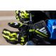 Manusi Moto Piele SD-R12 Black/Yellow 2022