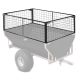 Gard Remorca 500mm WOOD 550 150x96x50cm Black 800-500-BL