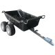 Remorca Atv Trailer Garden 680 4 Roti Black