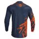 Combo Moto Tricou + Pantaloni Copii Sector Racewear Gnar Midnight/Orange 23