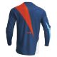 Combo Moto Tricou + Pantaloni Sector Edge Navy/Red Orange 23