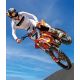 Pantaloni Moto MX/Enduro Sport Rogue White/Orange 25