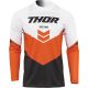 Tricou Moto MX Sector Chev Charcoal/Red Orange 2022